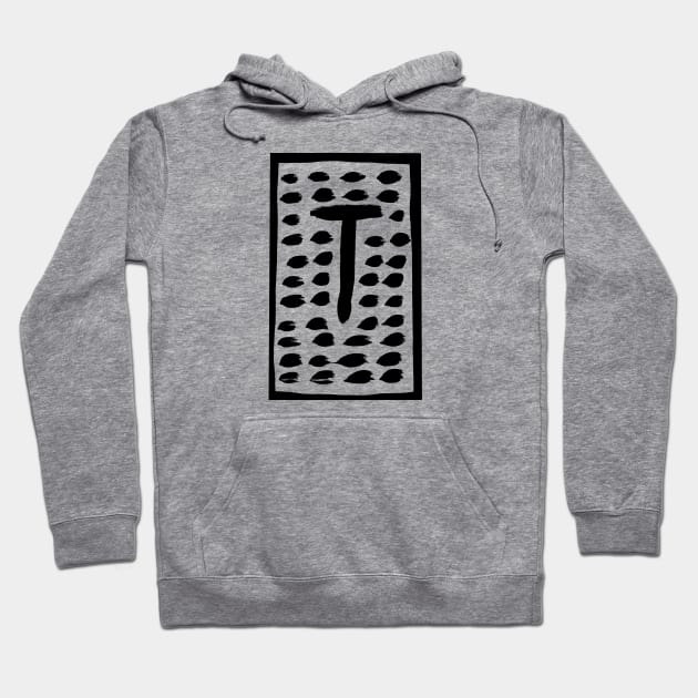 The letter T Hoodie by the_spiritual_view